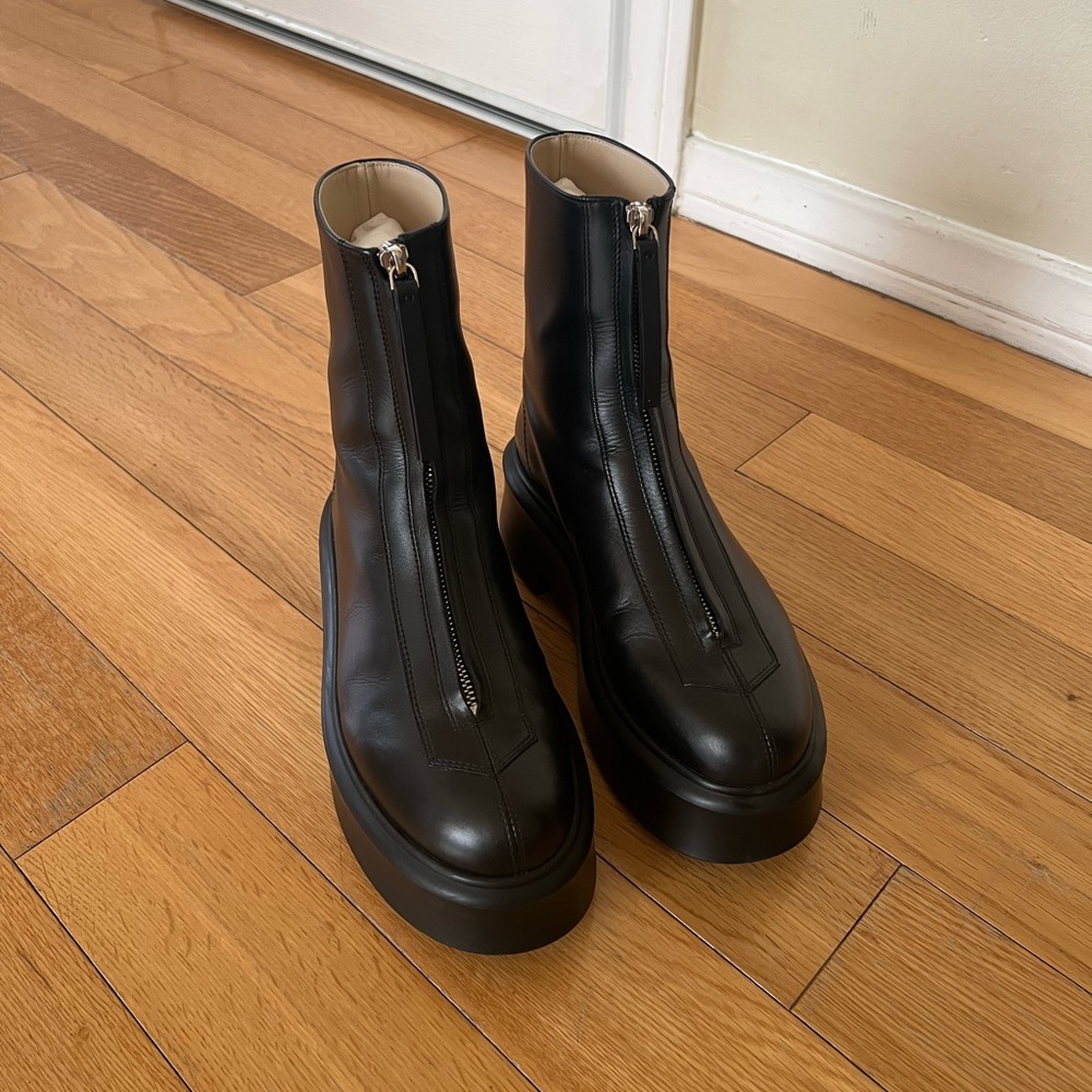 The Row Zipped 1 Boots Size 36.5